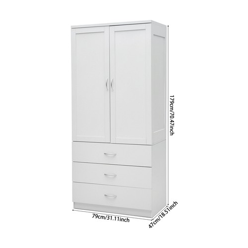 Door wardrobe soft - 2, close