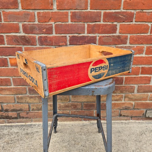 Pepsi cola wooden soda crate - cola,