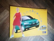 Peugeot 106 Independence August 1997 Sales Brochure