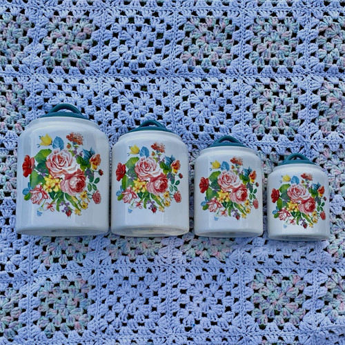 Set ceramic floral coffee - set,