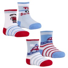 4 Pairs Babies Baby Boys Socks