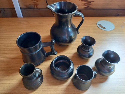 7pcs vintage prinknash - vintage,