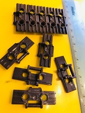 Lego Technic 10 x Caterpillar Tank Track Link Tread Wide Two Pin Holes BROWN