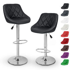 TRESKO 2 x Bar Stools Faux