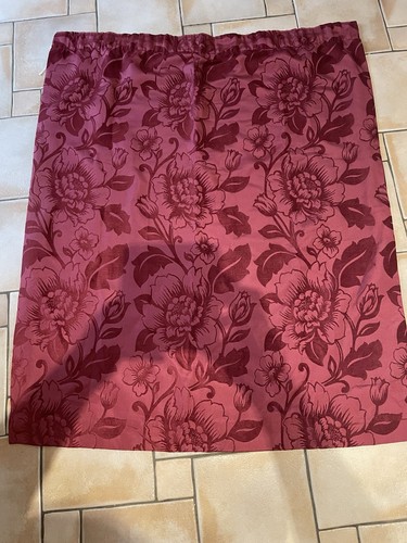 Quality pair red damask lined - red,