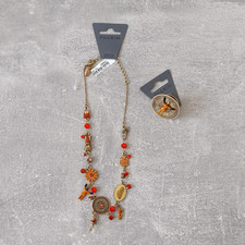 PILGRIM 2 SET NECKLACE RING