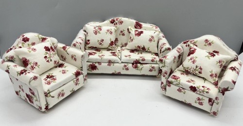 Dolls house furniture floral - furniture,