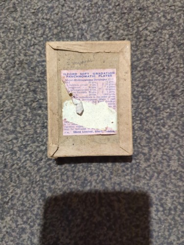 Box glass negatives - glass, of