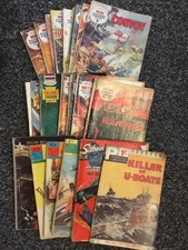 22 Vintage Picture Library Comics War Battle Valiant Combat Attack Pecos (1960s)