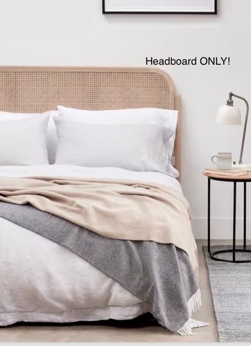 Cane rattan bed headboard - bed,