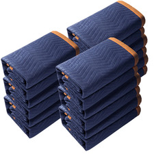VEVOR Moving Blankets Packing Blankets 80" x 72" Furniture Pads 12-Pack 35 lb/dz