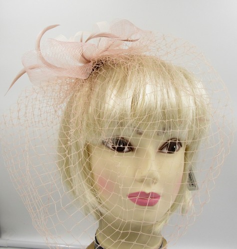 Beige nude fascinator - , widow