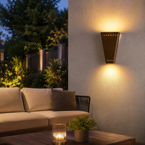 Modern brass wall sconce - modern,