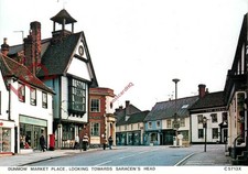 Postcard__Dunmow, Market