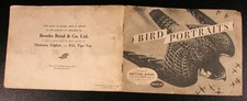 BIRD PORTRAITS EMPTY USED TABBED BROOKE BOND PG TIPS TEA CARD VINTAGE ALBUM