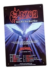 SAXON-HELL FIRE AND STEEL UK