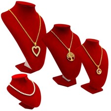 Red Velvet Jewelry Easel