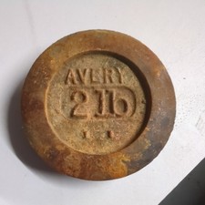 Antique 2lb Cast Iron Weight