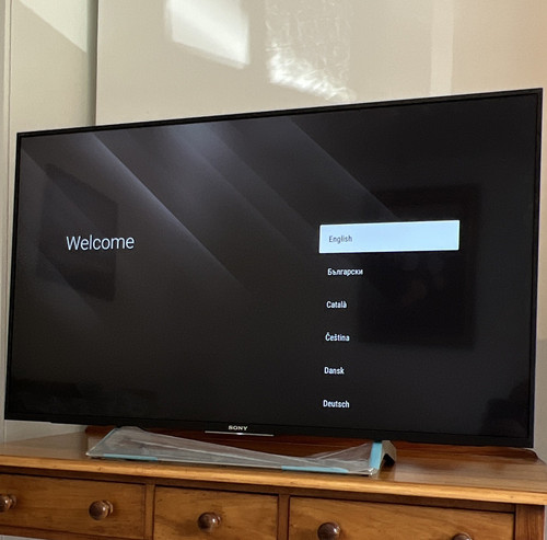 Sony 49in lcd - 4k, screen