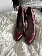 Nine West Women's Leather Court Shoes Size UK5/38