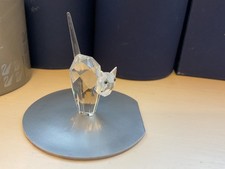 swarovski crystal cat boxed