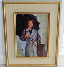 Portrait of a Lady in the Rain