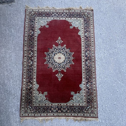 Vintage hand knotted oriental - vintage,