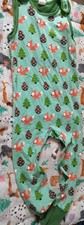 Maxomorra Dungarees Sleep Suite Size 3-4y 3-4years