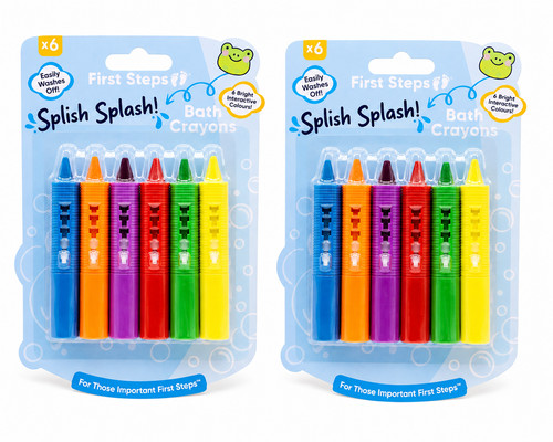 First steps bath crayons - steps,