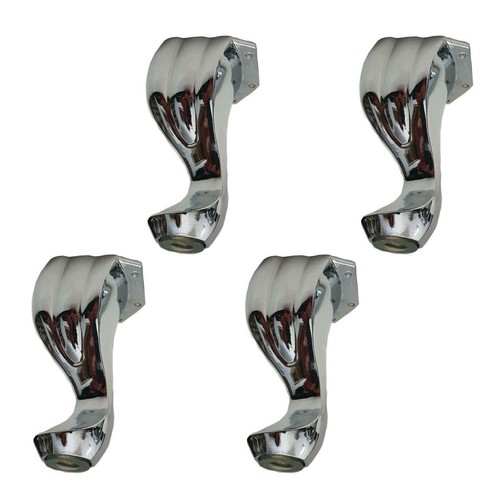 Chrome furniture legs - legs, metal