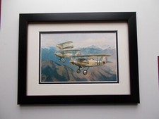 AIRCRAFT PRINT FRAMED - HAWKER