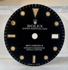 Rolex Dial GMT-Master II 3085 3175 3185 Swiss-T 25 Matte Black 16700 16710 16760