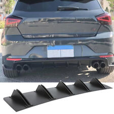 Rear Diffuser 10 Shark Fins Bumper Lip Splitter Spoiler For Seat Ibiza FR TDI