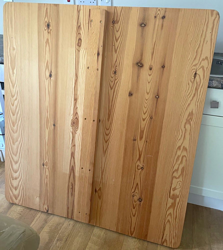 Rectangular solid wood table - solid,