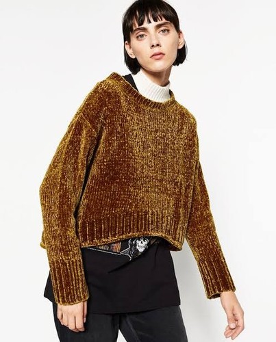 Zara chenille jumper - zara,