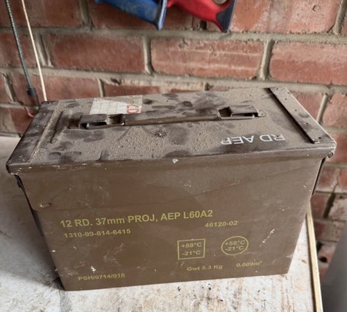 Vintage ammo crate - crate, military