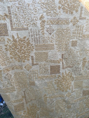 Metres gold cotton fabric - metres,