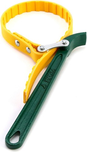 Qwork belt strap wrench - 9",