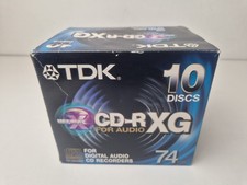 TDK CD-RXG74ED, Digital Audio CD Recorders 74 Minutes CD-R XG, Brand New X 10