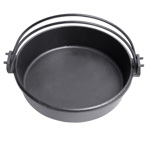 Cast iron camping pot - cm,