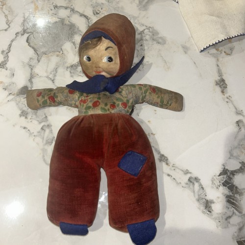 Rare vintage rag doll cm - rare,