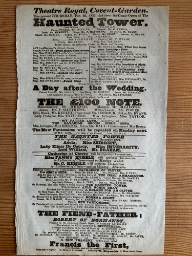 Original playbill theatre - playbill,