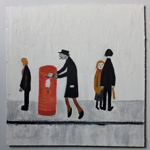 Lowry oil painting on - l,