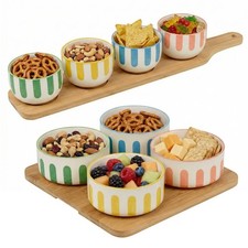 5 Pcs Porcelain Serving Set w/