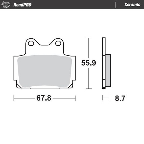 Moto master ceramic - ceramic, pads