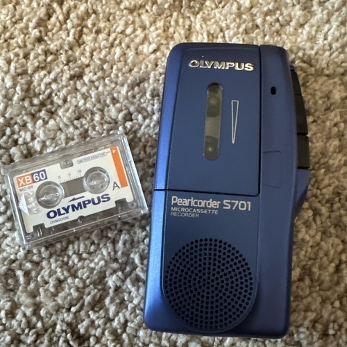 Olympus blue pearlcorder - olympus,