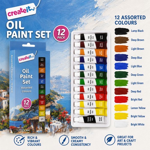 Oil paints set - of, 12