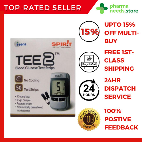 Tee2 blood glucose - test, strips