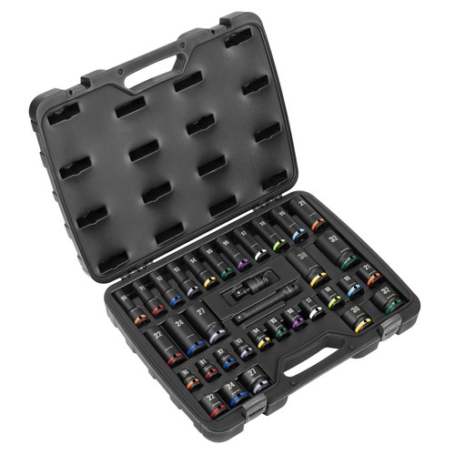 Sealey impact socket set - sealey,
