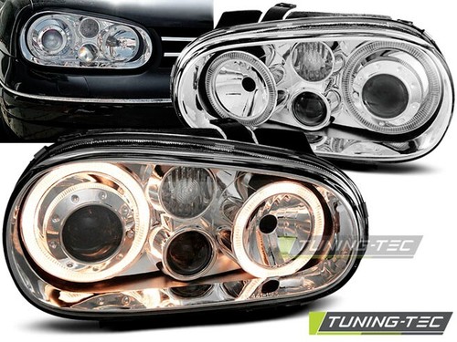 Chrome angel eyes headlights - angel,